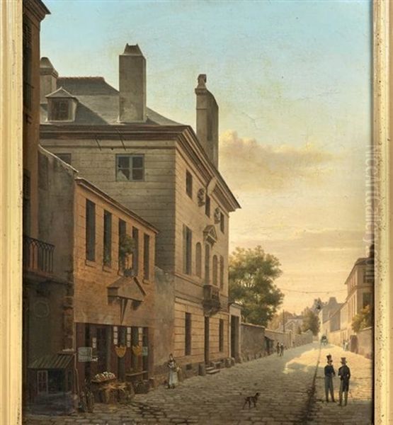 Rue D'une Ville Au Matin - view 1