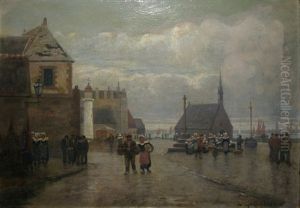 Retour Des Ramasseuses D'huitres (+ Village De Peche En Bretagne; Pair)