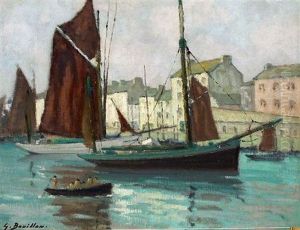 Fishing Boats In A Harbour