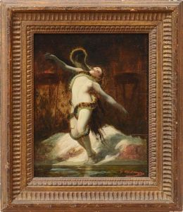 At Pompei by Gustave Clarence Rodolphe Boulanger