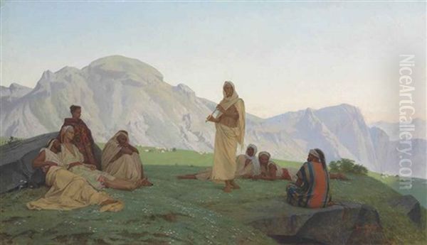 The Bedouin Musician by Gustave Clarence Rodolphe Boulanger
