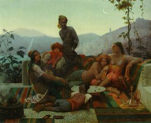 Femmes A Alger by Gustave Clarence Rodolphe Boulanger