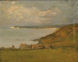 White Cliffs Of Dover by Auguste Boulard Sr.