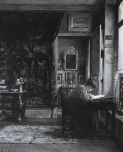 Woman Writing A Letter by Emile Boulard
