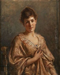 Jeune Femme En Deshabille by Paul Antoine de la Boulaye