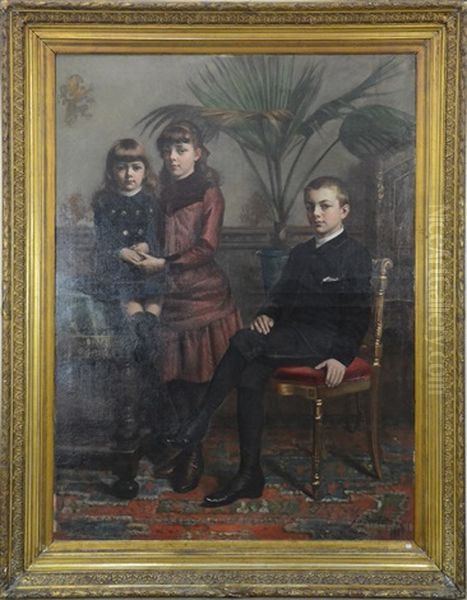 Portrait Des Enfants Du Baron Lambert - view 1