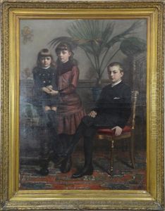 Portrait Des Enfants Du Baron Lambert