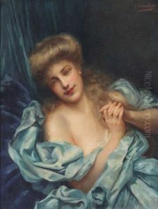 Femme Sous Baldaquin by Paul Antoine de la Boulaye