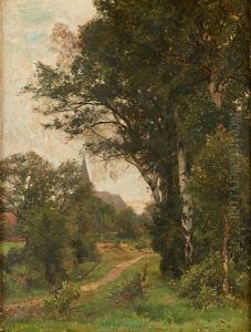 Le Chemin Derriere Le Village by Hippolyte Boulenger
