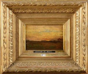 Coucher De Soleil A Tervueren by Hippolyte Boulenger