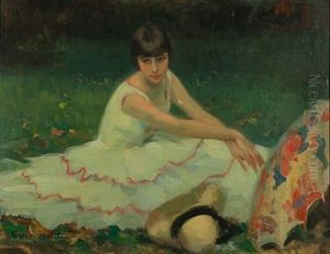 A Summer Day; A Girl In A Garden A Summer Day; A Girl In A Garden