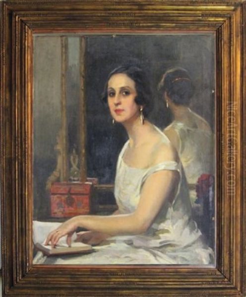 Portrait De Mademoiselle Dresch, Epouse De Georges Reynald, Senateur De L'ariege - view 1