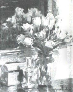 Still Life With Tulips In A Vase