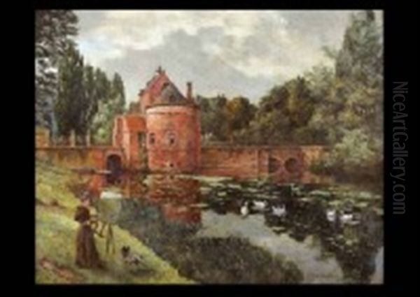 A Lady Painting - view 1