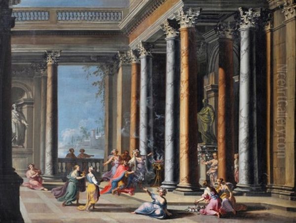 Salomon Sacrifiant Aux Idoles - view 1