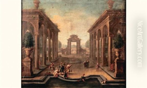 Vue D'un Palais Anime De Personnages - view 1