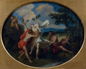 Apollon Et Daphne by Louis de Boulogne the Elder