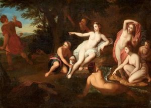 Diane Et Acteon by Louis de, the Younger Boulogne
