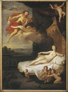 Jupiter Et Semele by Louis de, the Younger Boulogne