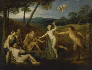 Pan And Syrinx by Bon De Boulogne