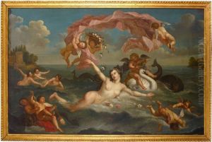 Le Triomphe D'amphitrite by Bon De Boulogne