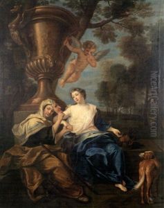 Vertumne Et Pomone by Bon De Boulogne