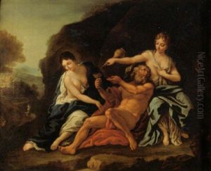 Loth Et Ses Filles (genese I, 19, 30-35) by Bon De Boulogne
