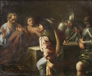 The Denial Of St Peter by Valentin De Boulogne