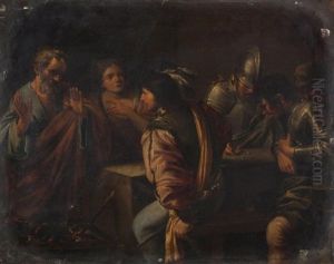 Le Reniement De Saint Pierre by Valentin De Boulogne