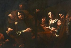 Concert Dans Un Interieur by Valentin De Boulogne