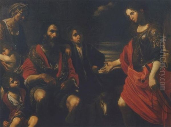Erminia Tra I Pastori - view 1