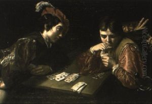 The Cheat At Cards by Valentin De Boulogne