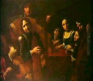 Musizierende Gesellschaft by Valentin De Boulogne