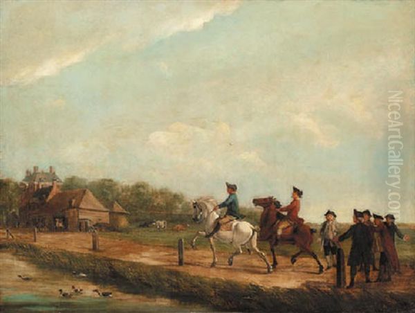 Horseman On A Road - view 1