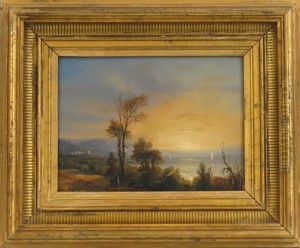 Landscape With Figures by Michel Bouquet