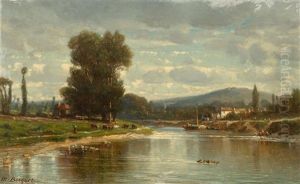 Flusslandschaft by Michel Bouquet