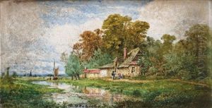 Maison En Bord De Riviere by Michel Bouquet