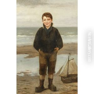 The Young Fisherman by Henri Jacques Bource