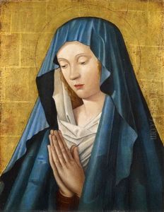 Anbetende Madonna by Jean Bourdichon