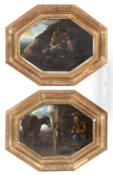 Scenes Paysannes (pair) - view 1
