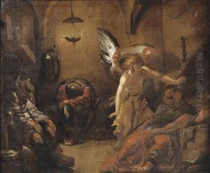 The Liberation Of Saint Peter by Sebastien Bourdon