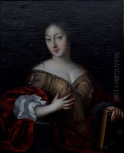 Portrait De Jeune Femme Tenant Un Livre Portrait De Jeune Femme Tenant Un Livre