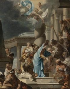 La Presentation Au Temple by Sebastien Bourdon