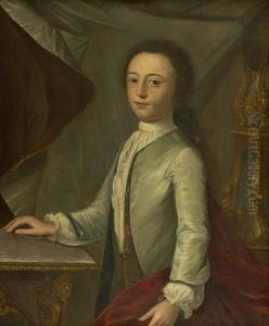 Portrait Of A Young Gentleman, Said To Be John Hook by Cosmo Alexander