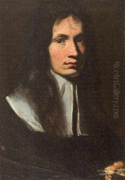 Portrait D'homme Tenant Une Lettre - view 1