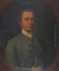 Portrait Of A Gentleman Wearing Green by Cosmo Alexander