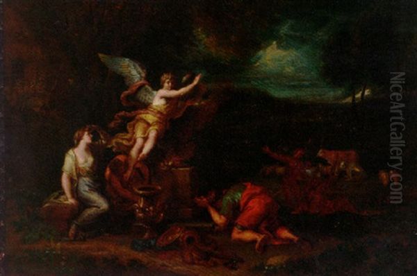 The Sacrifice Of Manoah - view 1