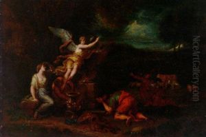 The Sacrifice Of Manoah by Sebastien Bourdon