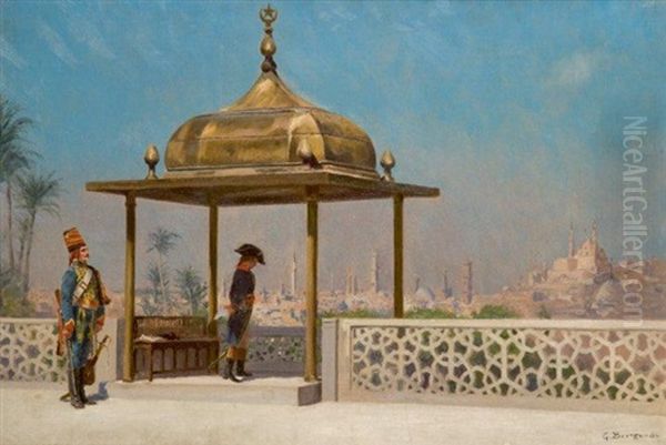 Bonaparte Sur Un Terrasse Au Caire - view 1