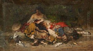 La Sieste by Antoine Joseph Bourlard